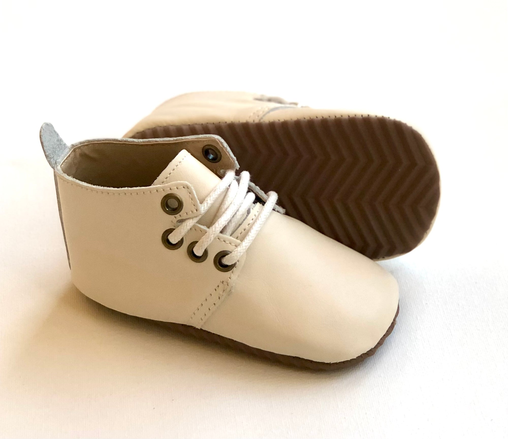 Joie Oxford's - Linen White - Soft Soles