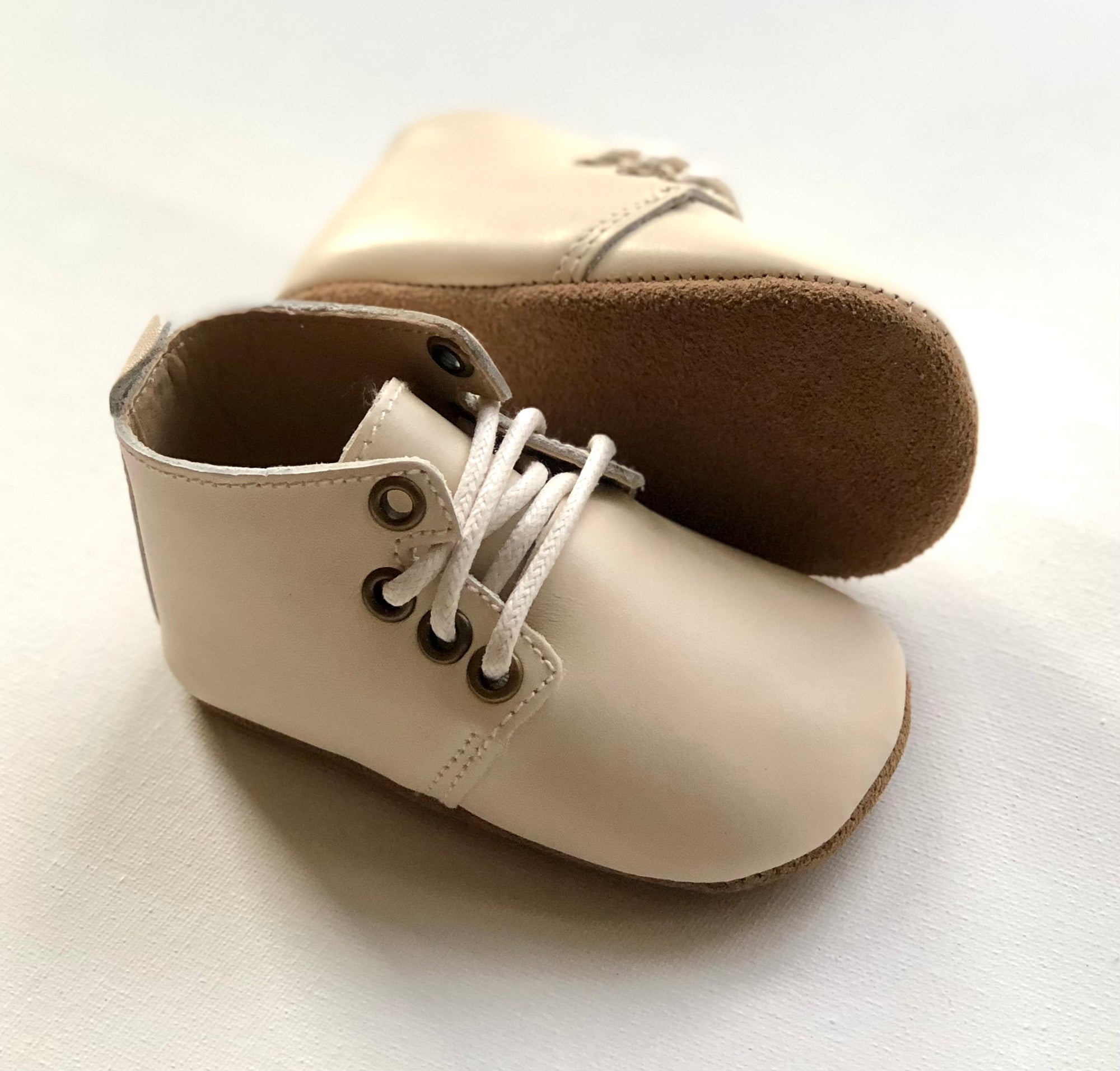 Joie Oxford's - Linen White - Soft Soles