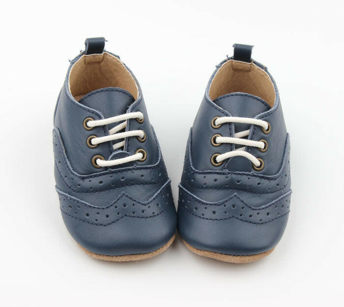 Charlotte Brogues Amrin Blue - Harper & Hedgie