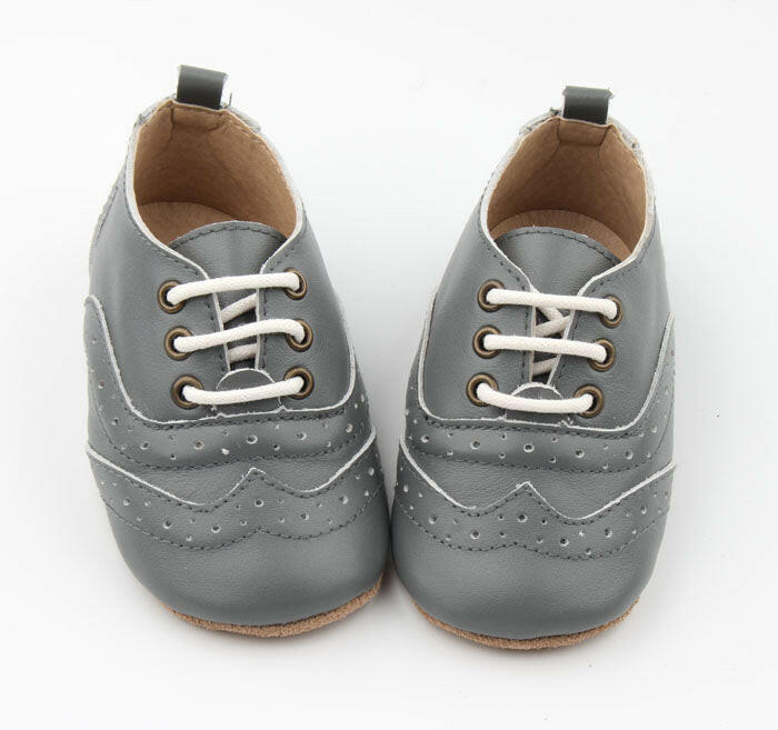 Charlotte Brogues Stormy Grey - Harper & Hedgie