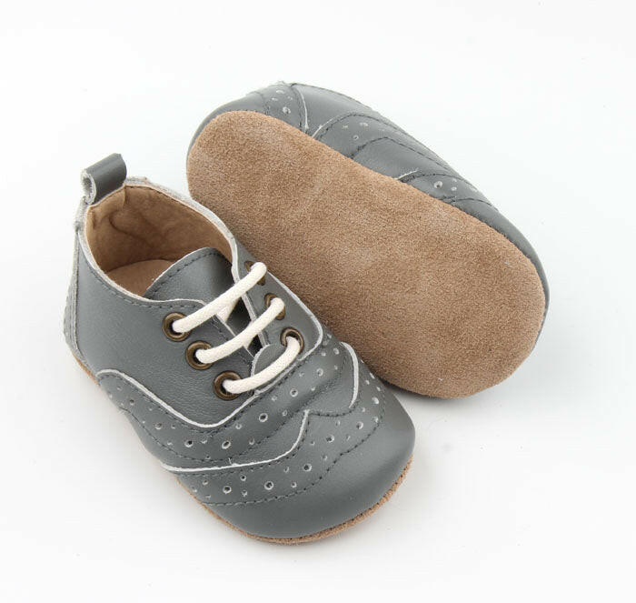 Charlotte Brogues Stormy Grey - Harper & Hedgie