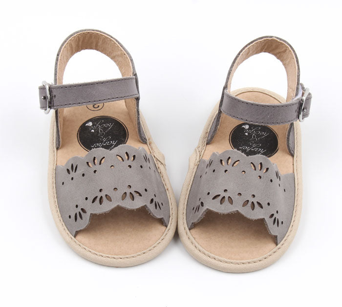 Clara Bea Sandals Pebble Grey - Harper & Hedgie