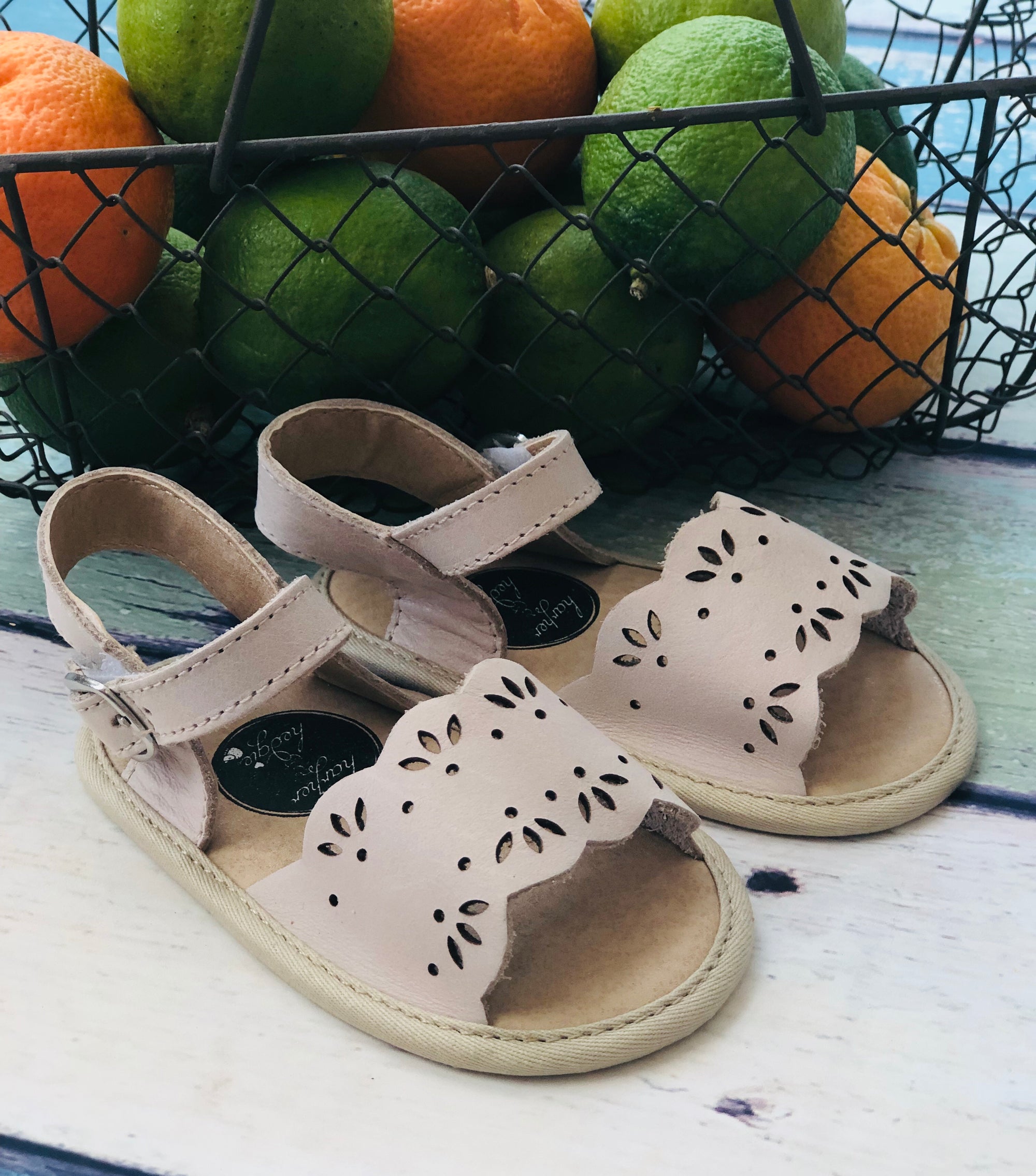 Clara Bea Sandals Oatmeal - Harper & Hedgie