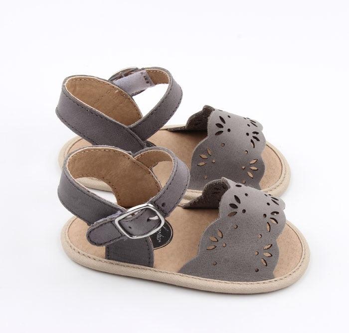 Clara Bea Sandals Pebble Grey - Harper & Hedgie