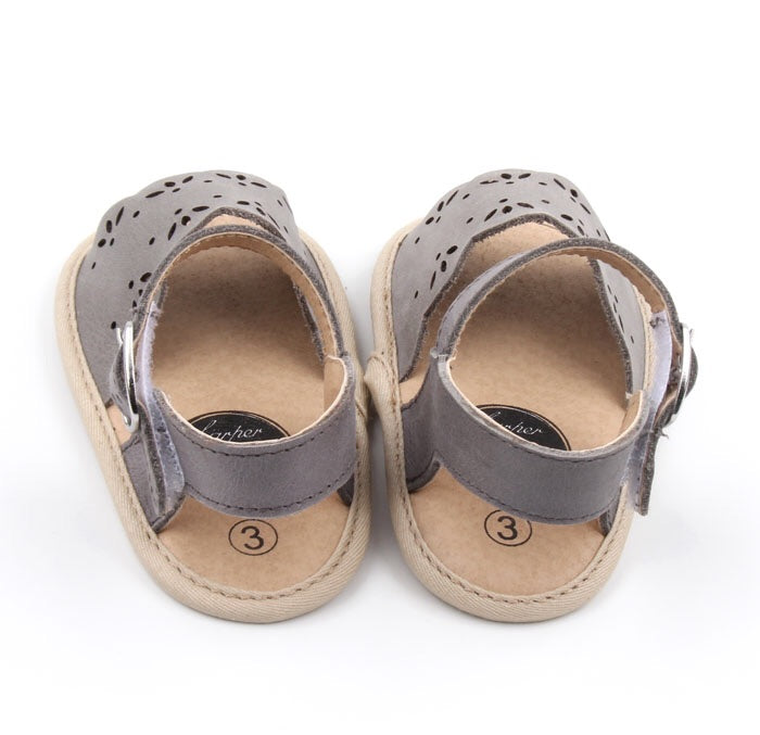 Clara Bea Sandals Pebble Grey - Harper & Hedgie