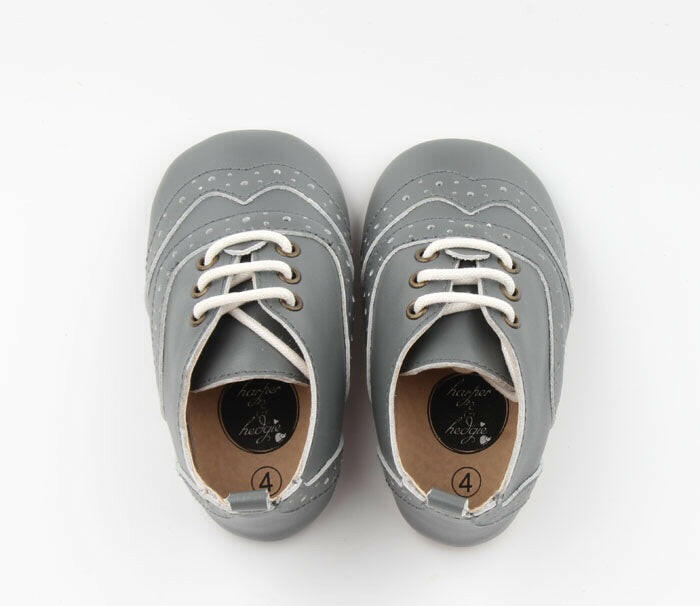 Charlotte Brogues Stormy Grey - Harper & Hedgie