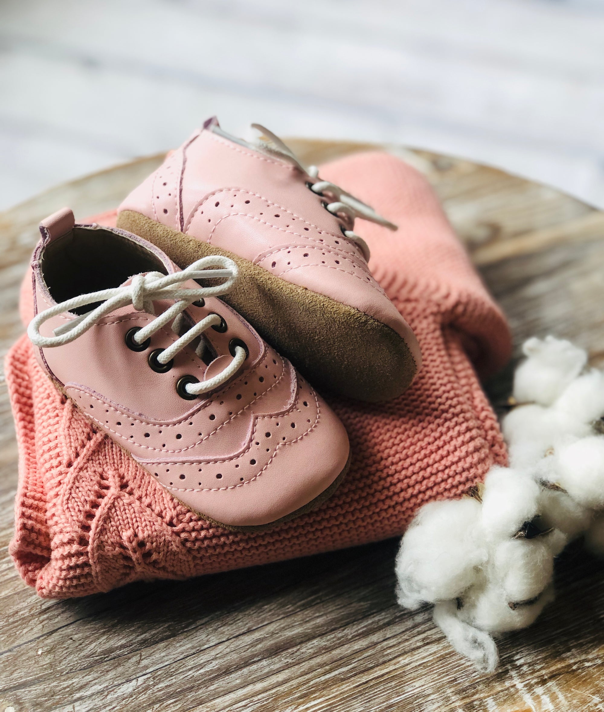 Charlotte Brogues Sugar Berry - Harper & Hedgie